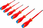 Jeu de tournevis VDE pointe extra fine 6 pcs