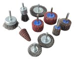 Set de disques de brossage et de ponçage / 10 pieces