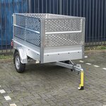 Borne de stationnement pour remorque ou caravane