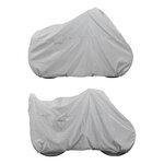 Housse de protection grise pour 1 velo (ripstop)
