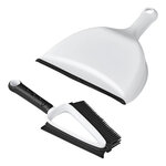 Pelle et balayette mini avec brosse en silicone et raclette