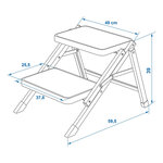 Marchepied pliable a 2 marches