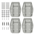 Pieds de stabilisation avec ressort – set de 4 pieces