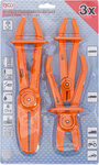 Jeu de pinces pour durits 155 255 mm 3 pieces