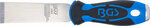 Grattoir inoxydable poignee caoutchouc 2 composants
