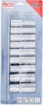 Jeu de douilles six pans, profondes 12,5 mm (1/2) 10 - 24 mm 9 pieces