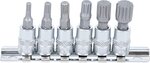 Jeu de douilles a embouts (1/4) Denture multiple interieure (pour XZN) M4 - M12 6 pieces