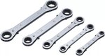 Jeu de cles polygonales a cliquet 6 x 8 - 19 x 22 mm 5 pieces