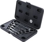 Jeu de cles polygonales a cliquet 6 x 8 - 19 x 22 mm 5 pieces