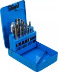 Jeu de tarauds et meches HSS M3 - M12 / 2,5 - 10,2 mm