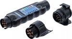 Testeur electronique pour remorque/vehicule tracteur 7, 13 poles