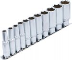 Jeu de douilles six pans longues (3/8) en pouce 11 pieces