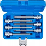 Jeu de douilles a embouts (1/2) six pans interieurs avec tete spherique 5 - 12 mm 6 pieces