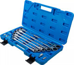 Jeu de cles a oeil a cliquet 8 - 19 mm 10 pieces
