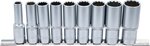 Ensemble Deep Socket 9 pieces, 12-pt., 1/2
