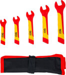 5-pieces VDE Open End Spanner Set, 7-14 mm