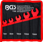5-pieces VDE Open End Spanner Set, 7-14 mm