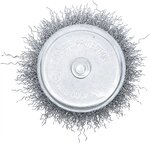 Brosse ronde reception de goupille 6 mm Ø 75 mm