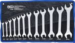 Jeu de cles plates 6 x 7 - 30 x 32 mm 12 pieces