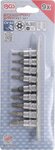 1/4 T-Star Bit Socket Set, inviolable, T10 - T50