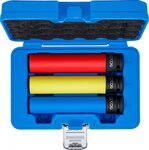 Jeu de douilles de puissance avec protection extra longue (1/2) 17 / 19 / 21 mm 3 pieces