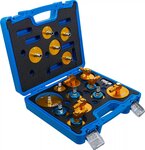 Jeu d’adaptateurs pour purgeur de frein 17 pcs