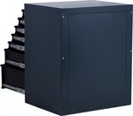 Armoire basse a tiroirs 7 tiroirs vide