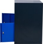 Armoire basse avec porte-rouleaux et module de dechets