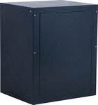 Armoire basse avec porte-rouleaux et module de dechets