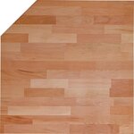 Plan de travail en bois massif surface de coin