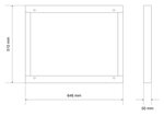 Sous-structure pour tiroirs et armoires d’atelier reglable en hauteur