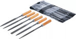 Jeu de limes aiguilles Manche en bois 100 mm 6 pieces