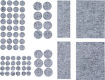 Jeu de protections antiderapants gris tachete 80 pieces