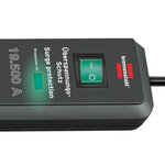 Multiprise Secure-Tec 6 prises noire