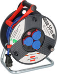 Enrouleur de cable 50 m IP44 AT-N05V3V3-F 3G1,5 bleu