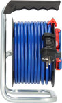 Enrouleur de cable 15 m IP44 AT-N05V3V3-F 3G1,5 bleu