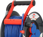 Enrouleur de cable 25 m IP44 AT-N05V3V3-F 3G1,5 bleu