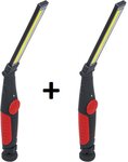 Baladeuse pliable a accu COB-LED 5W x2 pieces