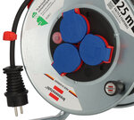 Enrouleur de cable 25m IP44 H05RR-F 3G1,5