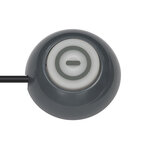 Bloc multiprise EL CSP 24 6 prises anthracite 1,5m H05VV-F 3G1,5 – 2 permanentes, 4 commutables via interrupteur au pied externe