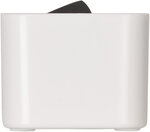 Multiprise avec USB 4 prises blanc/noir 1,5 m H05VV-F 3G1,5 avec interrupteur