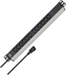 Multiprise pour armoires electriques 12 prises 2m H05VV-F 3G1,0