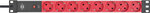Multiprise 8 prises 2m H05VV-F 3G1,0 + interrupteur