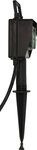 Prise de jardin avec piquet de terre IP44 double 1,4 m H07RN-F 3G1,5