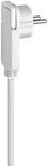 Bloc multiprise avec fiche plate 6 prises blanc 2 m H05VV-F 3G1,5