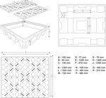 Bac de collecte d’huile avec grille pour 4 futs de 200 l