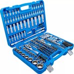 Coffret de Douilles Gear Lock 6,3 mm (1/4) / 10 mm (3/8) / 12,5 mm (1/2) 192 pieces