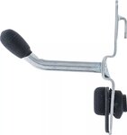 Jeu de crochets simples 40 mm pour systeme mural 10 pcs