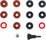 Jeu de meules de moyeu pour goujons et boulons decrous de roues 14 pieces