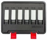 Jeu special de 6 douilles a choc 1/2 pour jantes aluminium
